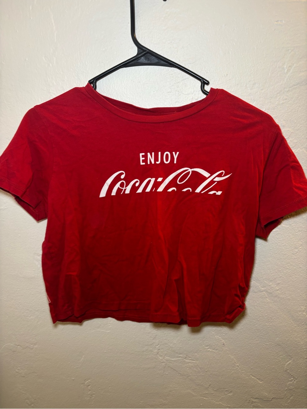 Coca Cola Red Cropped Graphic Tee